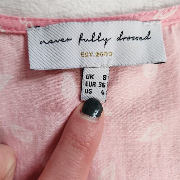 Never Fully Dressed Pink Bandana Wrap Maxi Dress - Picture 10 of 13